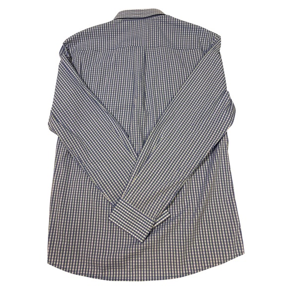johnnie-o Prep-Performance Mens Button Down Shirt Blue Gingham Check Size M - Picture 11 of 11